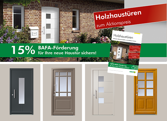 Holzhaustüren zum Aktionspreis