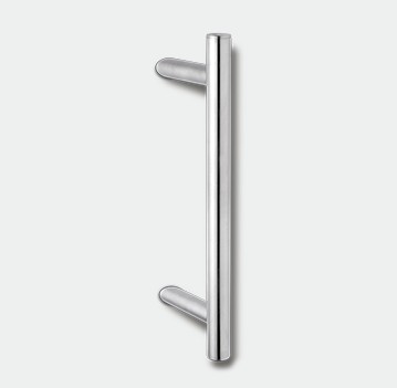 Art. 258000, Länge: 400 mm, Edelstahl matt, mit schrägen Stützen