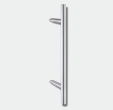 Art. 258000, Länge: 600 mm, Edelstahl matt, mit schrägen Stützen