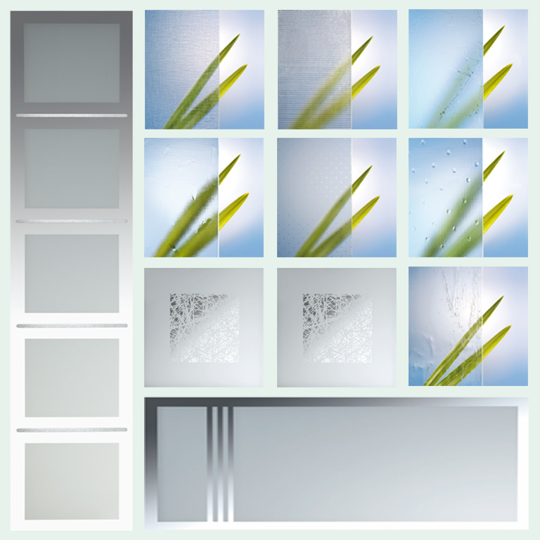 Design- und Ornamentgläser