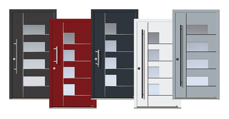 Moderne Akzente mit Lisenen.
