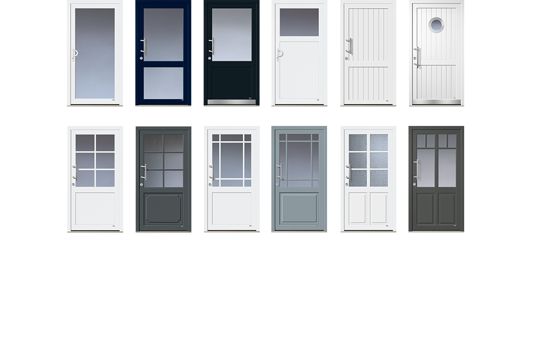 Türen mit konstruktiver Bauart.