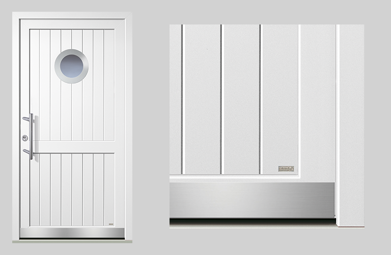 Sockelblende - Edelstahloptik