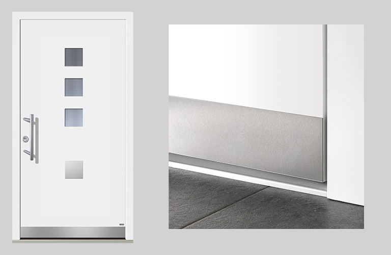 Sockelblende - Edelstahloptik