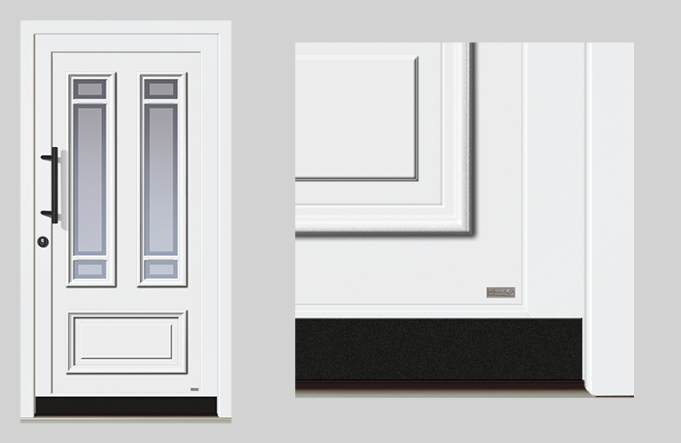 Sockelblende - Edelstahloptik