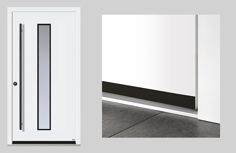 Sockelblende - schwarz, Feinstruktur