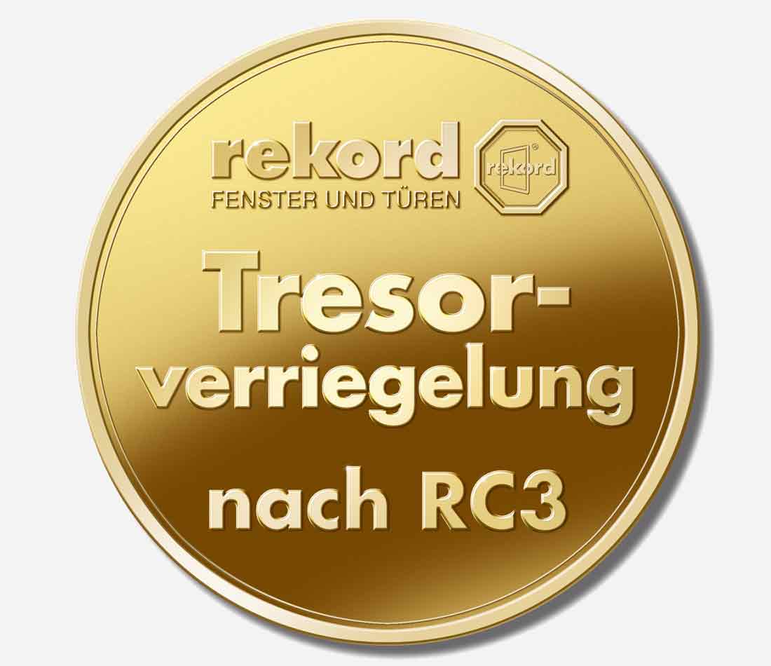 rekord Tresorverriegelung - Einbruchschutz-Beschlagstechnik nach RC3.